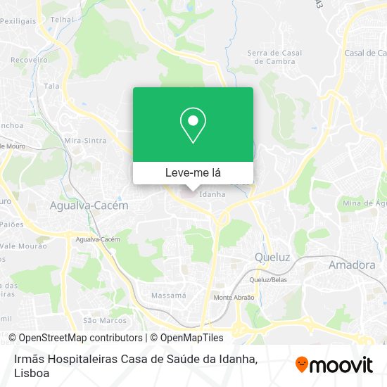 Como chegar a Irmãs Hospitaleiras Casa de Saúde da Idanha em Sintra por