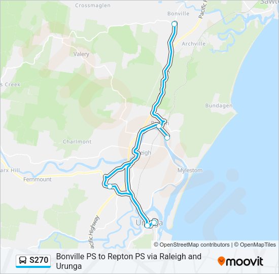 s270 Route Schedules, Stops & Maps Repton PS (Updated)
