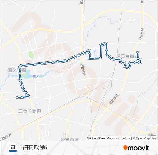 197 Bus Route Map 197路Route: Schedules, Stops & Maps - 首开国风润城(Updated)
