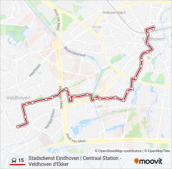 15 Route: Schedules, Stops & Maps - Eindhoven Station (Updated)