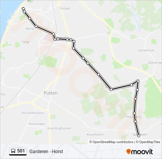 501 Route Schedules, Stops & Maps Garderen (Updated)