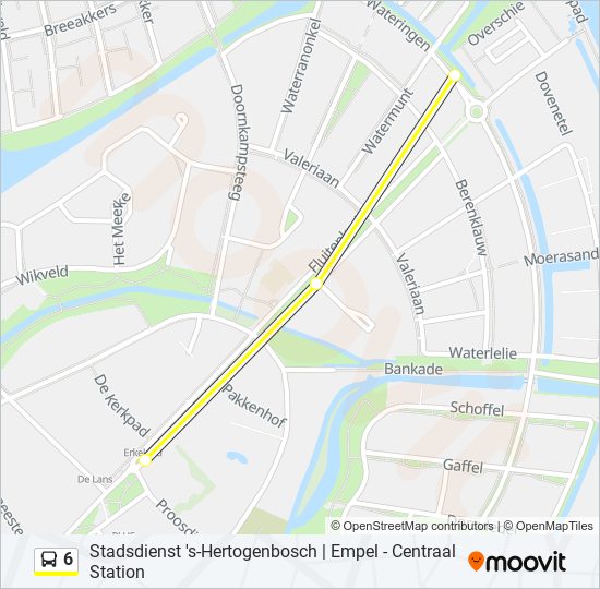 6 Route: Dienstregelingen, Haltes En Kaarten - Empel (Bijgewerkt)