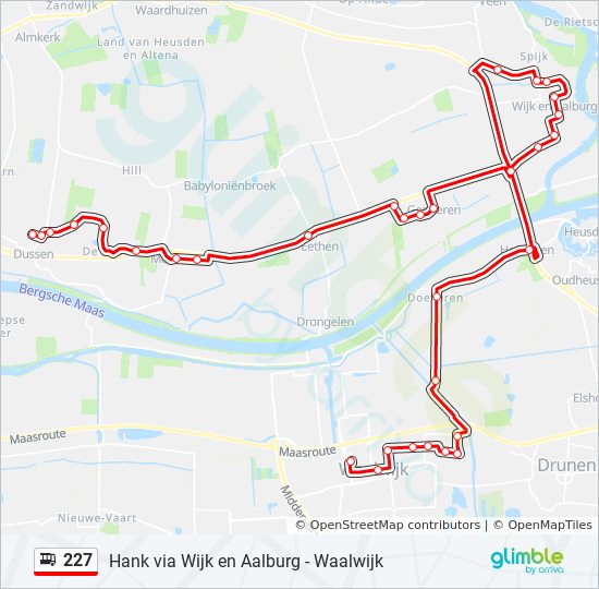 227 Bus Route Timetable 227 Route: Schedules, Stops & Maps - Dussen (Updated)