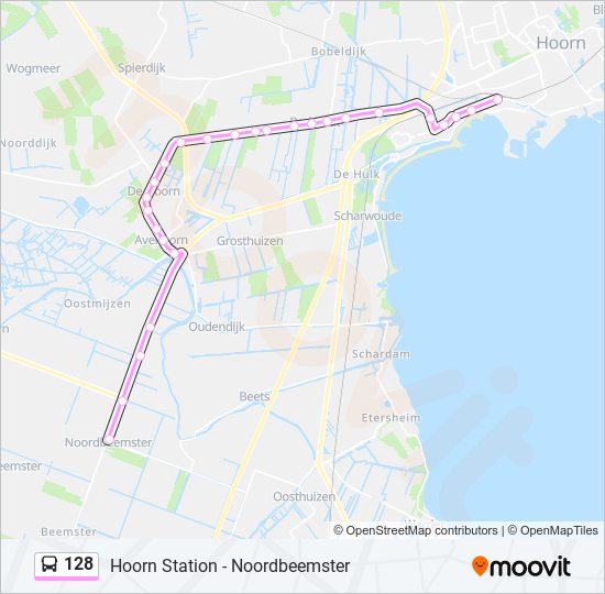 128 Route Schedules, Stops & Maps Hoorn Station (Updated)