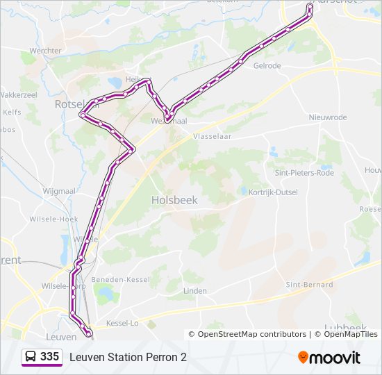 335 Bus Route Timetable 335 Route: Schedules, Stops & Maps - Leuven Station Perron 2 (Updated)