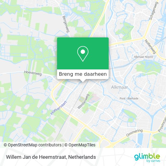 Hoe Gaan Naar Willem Jan De Heemstraat In Alkmaar Via Bus, Trein, Tram Of Metro?