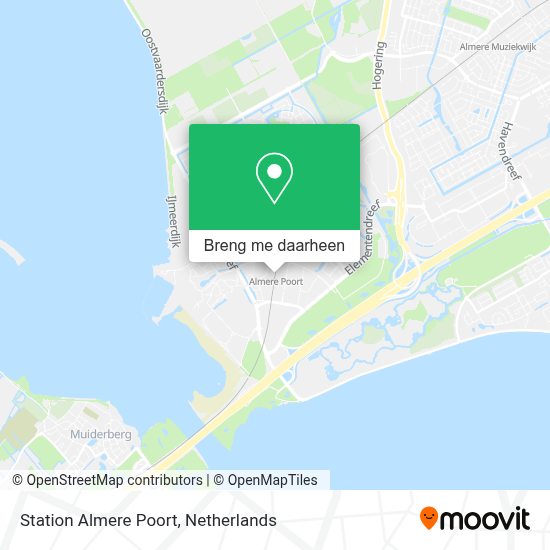 Hoe Gaan Naar Station Almere Poort Via Bus, Trein, Metro Of Tram?