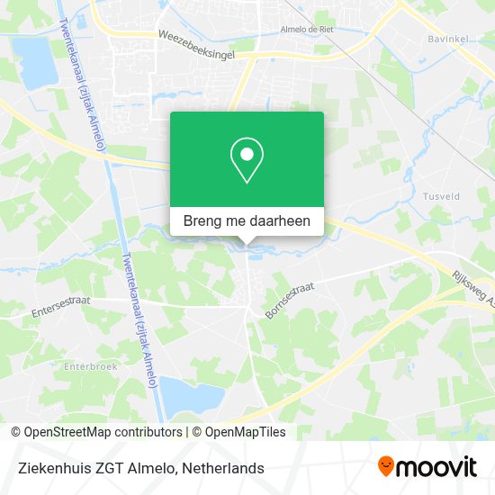 Zgt Almelo Kaartje Sturen Hoe gaan naar Ziekenhuis ZGT Almelo in Almelo via Bus of Trein Moovit