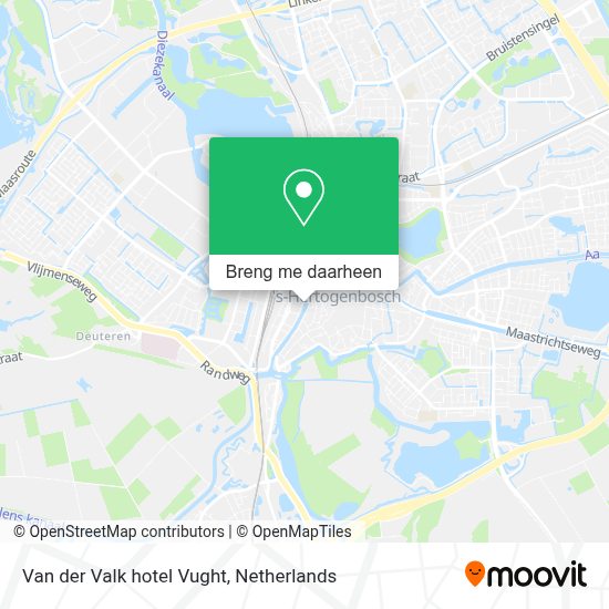 Van Der Valk Hotels Kaart Hoe gaan naar Van der Valk hotel Vught in 'SHertogenbosch via Bus of