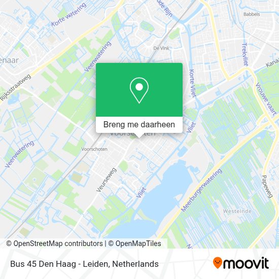 Hoe Gaan Naar Bus 45 Den Haag - Leiden In Voorschoten Via Bus, Trein Of Tram?