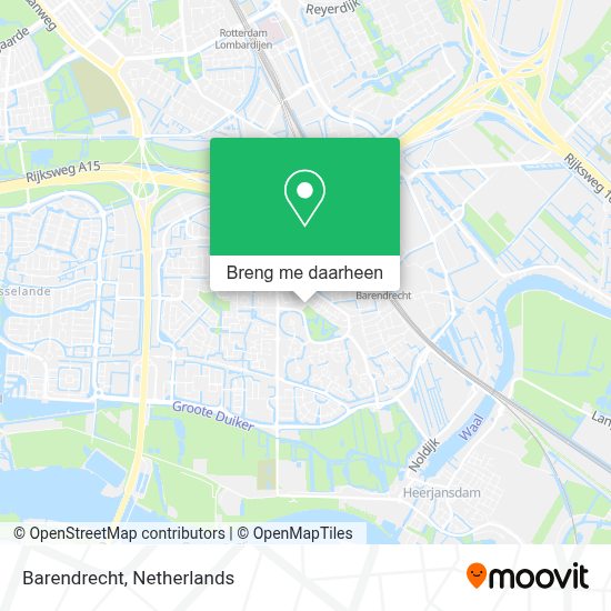 Barendrecht Kaart Nederland Capital Hoe gaan naar Barendrecht via Bus, Trein of Metro?