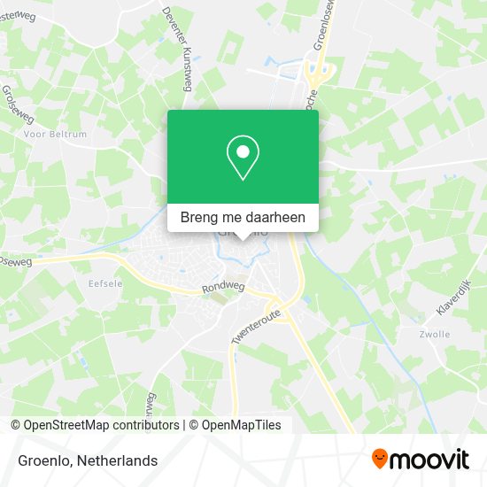 Groenlo Kaart Nederlandse Hoe gaan naar Groenlo in Oost Gelre via Bus of Trein Moovit