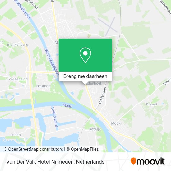 Van Der Valk Nederland Kaart Op Hoe gaan naar Van Der Valk Hotel Nijmegen in Heumen via Bus of Trein?