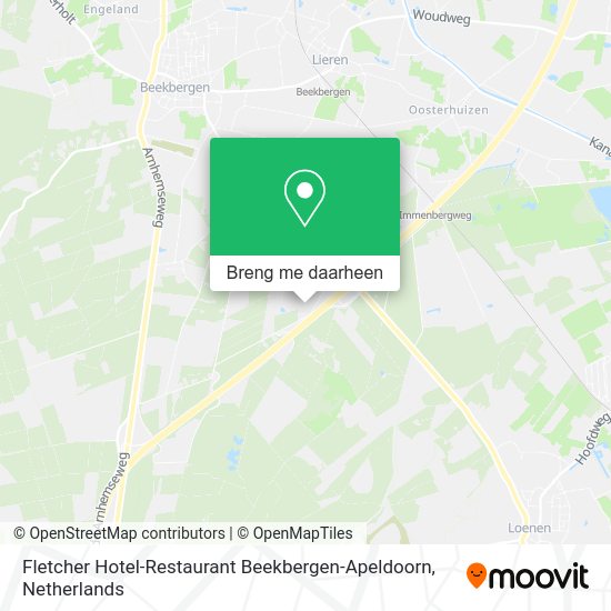 Fletcher Hotels Nederland Op Kaart Hoe gaan naar Fletcher HotelRestaurant BeekbergenApeldoorn in