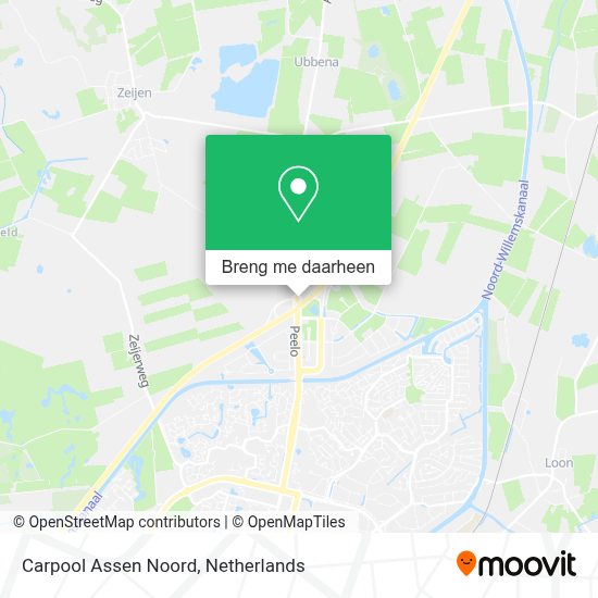 Assen Op De Kaart Van Nederlands Naar Hoe gaan naar Carpool Assen Noord in Assen via Bus of Trein