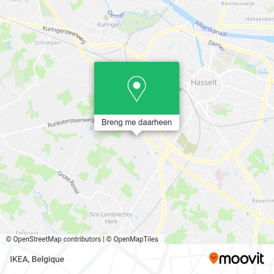 Ikea Belgie Kaart Online Hoe gaan naar IKEA in Hasselt via Bus of Trein Moovit