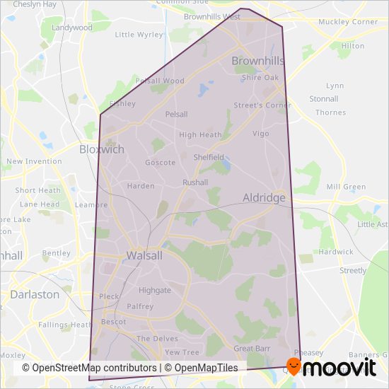 Walsall Community Transport, West Midlands bus Schedules, Routes