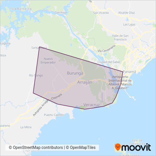 Arraiján Buses, Panamá autobús Horarios, rutas y actualizaciones