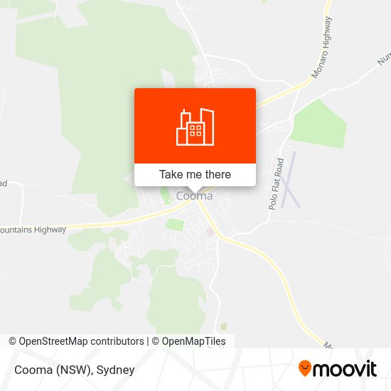 How to get to Cooma (NSW) by Bus or Train?