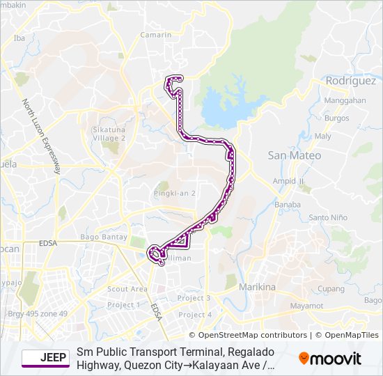 jeep Route Schedules, Stops & Maps Sm Public Transport Terminal