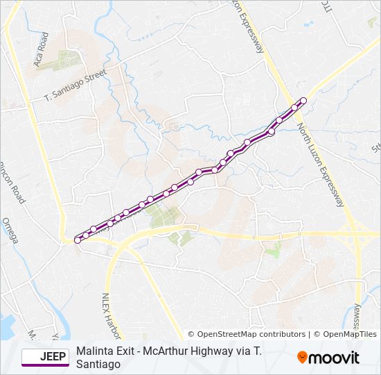 jeep Route Schedules, Stops & Maps Bagabaguin Road, Caloocan City‎→