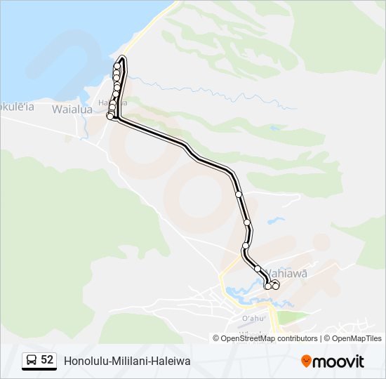 52 Route Schedules, Stops & Maps Wahiawa (Updated)