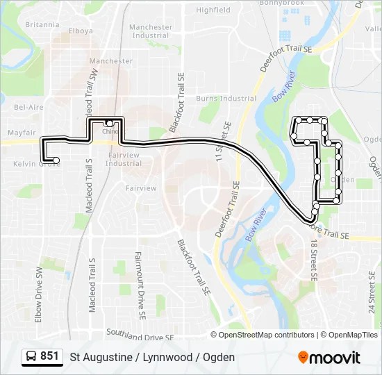 851 Bus Route Map 851 Route: Schedules, Stops & Maps - St Augustine Lynnwood Ogden (Updated)