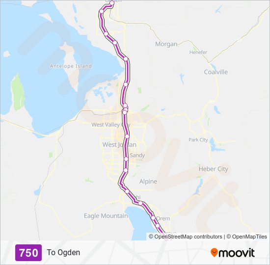 Frontrunner Schedule April 2023 750 Route: Schedules, Stops & Maps - To Ogden (Updated)