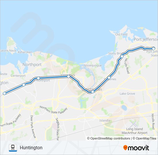 port jefferson branch Route Schedules, Stops & Maps Huntington (Updated)