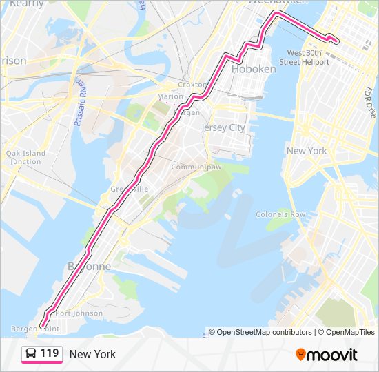 119 Bus Route Schedule 119 Route Schedules, Stops & Maps New York (Updated)