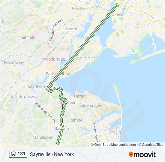 131 Route Schedules, Stops & Maps Freehold Hence Blvd Freehold Via Sayreville (Updated)