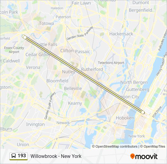 193 Route Schedules, Stops & Maps Willowbrook (Updated)
