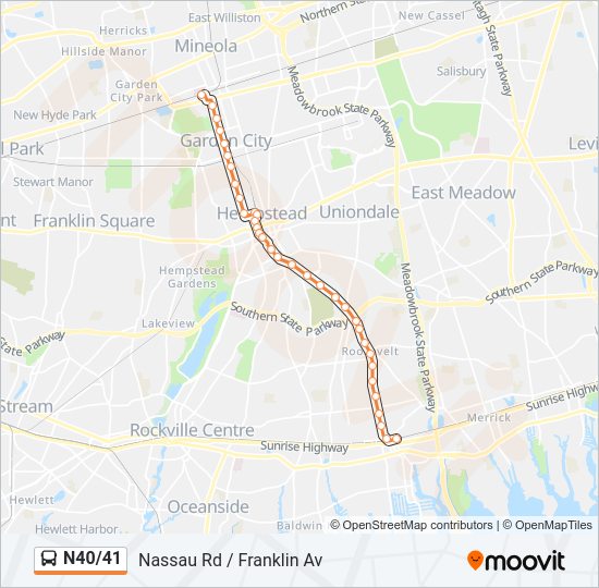 n4041 Route Schedules, Stops & Maps Mineola (Updated)