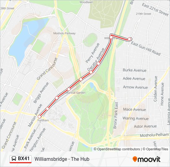 Directions To Fordham Road bx41 Route Schedules, Stops & Maps Fordham Rd (Updated)