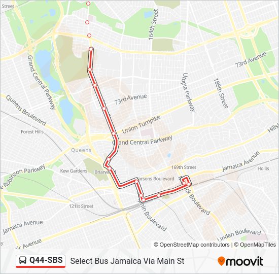 q44sbs Route Schedules, Stops & Maps Select Bus Jamaica Via Main St