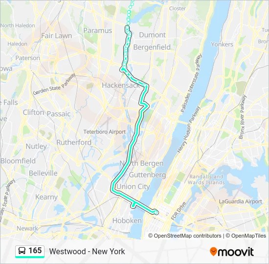 165 Route Schedules, Stops & Maps 165r New York Rt 4 Express (Updated)