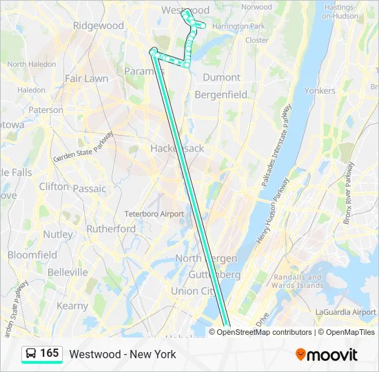 165 Route Schedules, Stops & Maps 165p Parkway Express Westwood