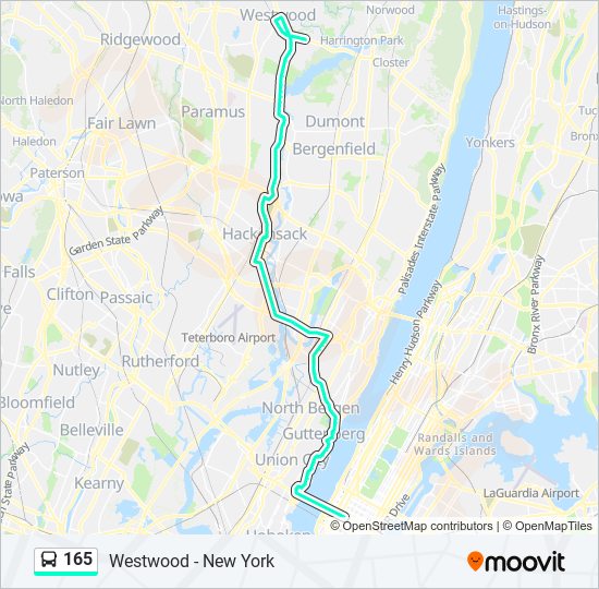 165 Route Schedules, Stops & Maps Westwood (Updated)