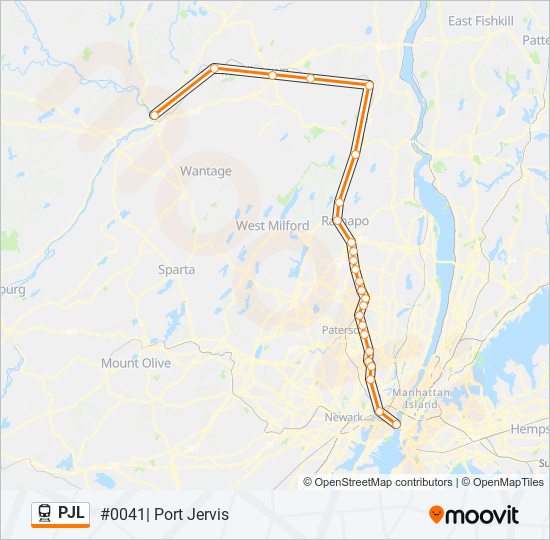 pjl Route Schedules, Stops & Maps 0041 Port Jervis (Updated)