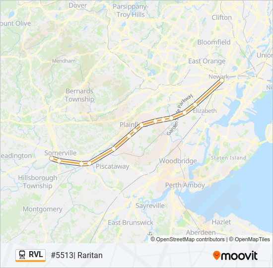 rvl Route Schedules, Stops & Maps 5451 Raritan (Updated)