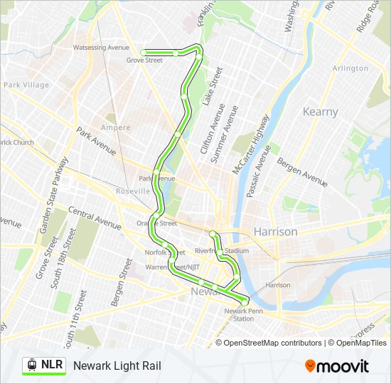 nlr Route Schedules, Stops & Maps Nlr Grove St Via Penn (Updated)
