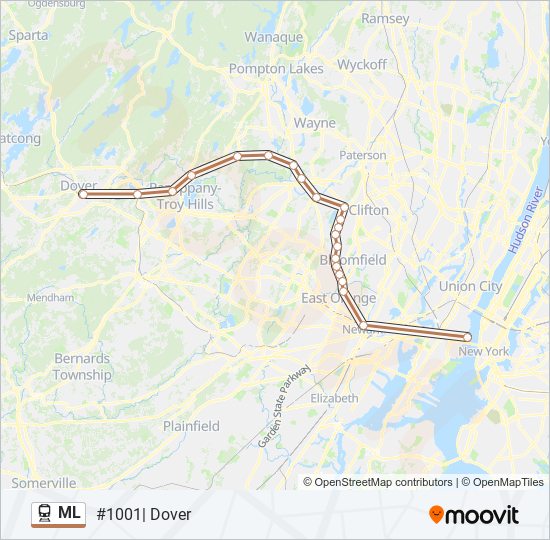ml Route Schedules, Stops & Maps Dover (Updated)