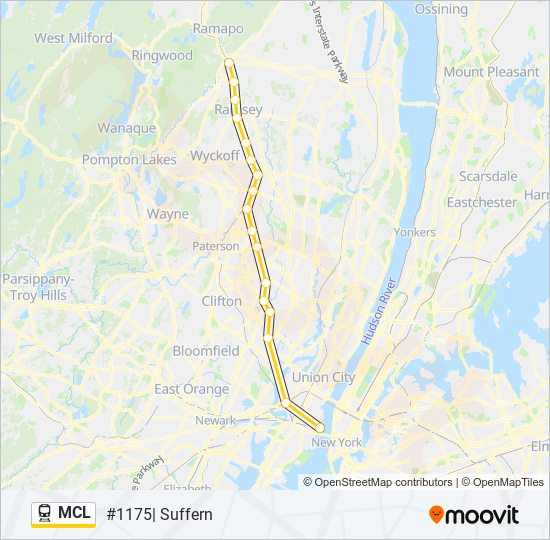 mcl Route Schedules, Stops & Maps 1789 Suffern (Updated)