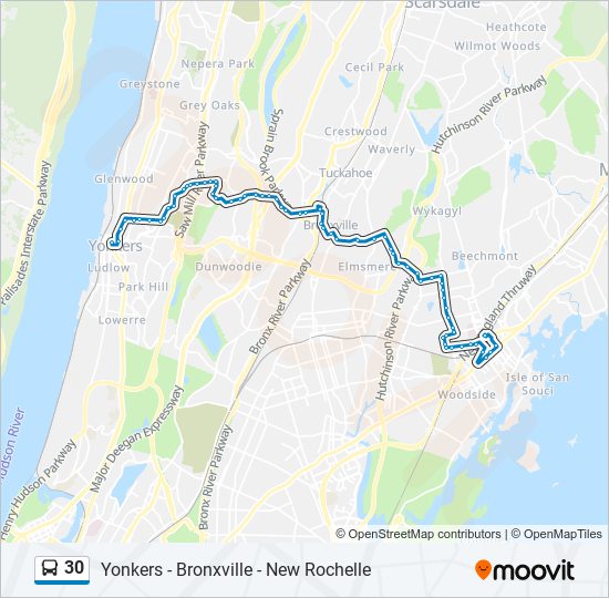 30 Route Schedules, Stops & Maps New Rochelle (Updated)