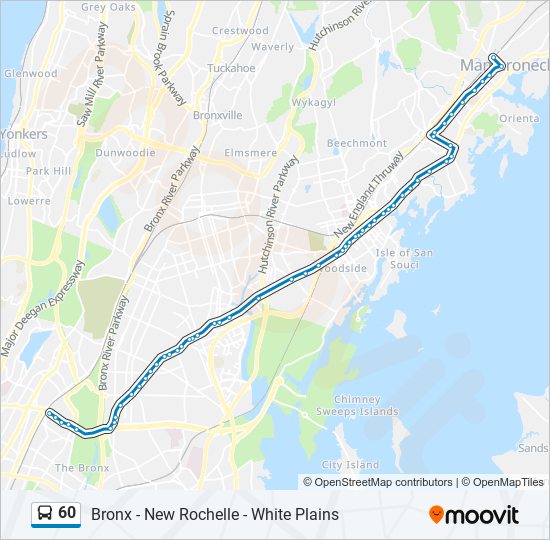 60 Route Schedules, Stops & Maps Mamaroneck (Updated)