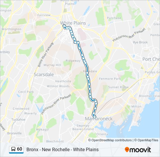 60 Route Schedules, Stops & Maps Mamaroneck (Updated)