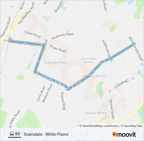 63 Route Schedules, Stops & Maps Mamaroneck Road (Updated)