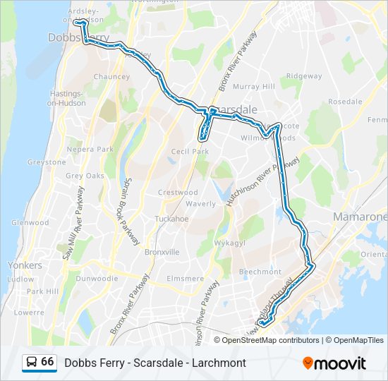 66 Route Schedules, Stops & Maps New Rochelle (Updated)