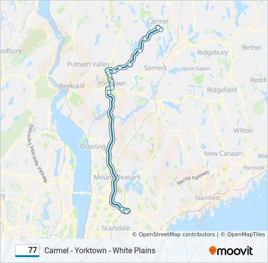 77 Route Schedules, Stops & Maps Carmel (Updated)