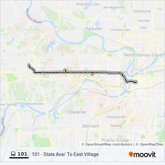 101 Route Schedules, Stops & Maps Westbound